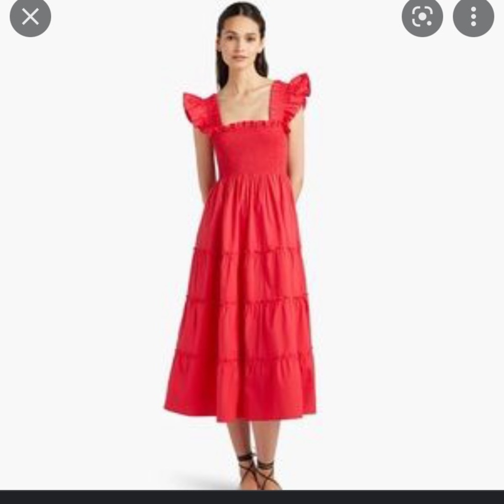 Raspberry Poplin Ellie Nap Dress Sz XS
